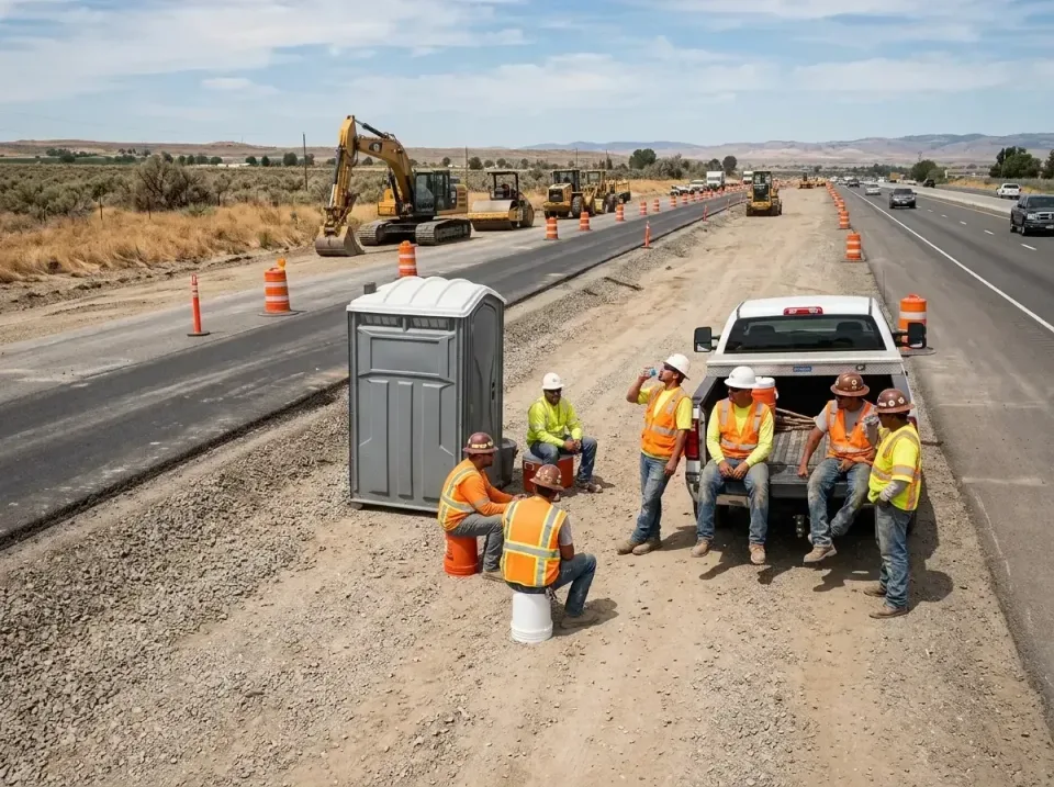 highway-road-construction-crew-007 — frequently asked questions, Porta Potty and Restroom Rentals in West Whittier-Los Nieto…